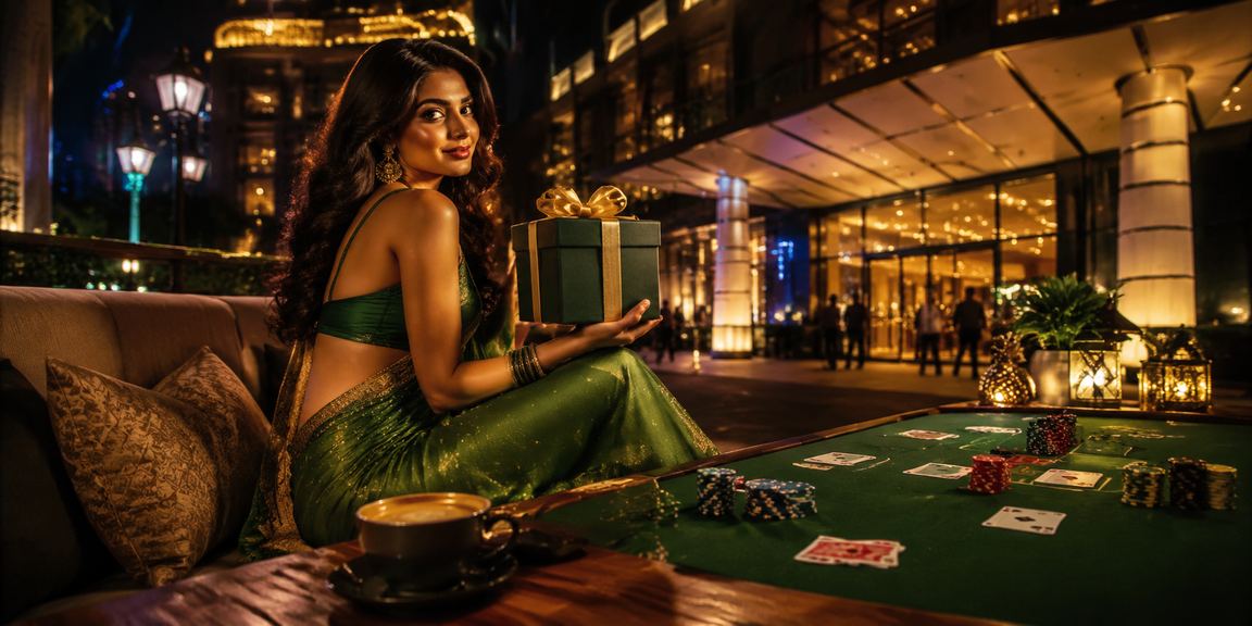 Live casino dealer hosting a table